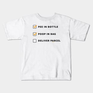 Amazon To Do List [black on white version] Kids T-Shirt